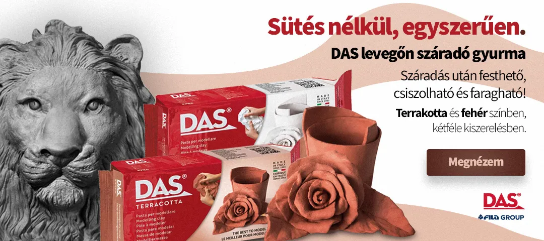 das-levegon-szarado-gyurma-terrakotta-feher-500g-1000g
