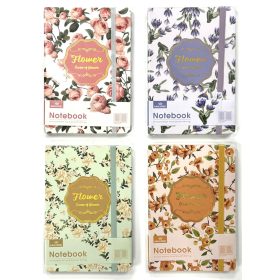 28- Notesz gumis A5 Flower - 14685-A5