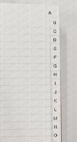 29- Beírókönyv ABC regiszteres, A4, 192 lapos
