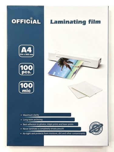 Lamináló fólia Trend A/4 100 mikronos 100 darabos
