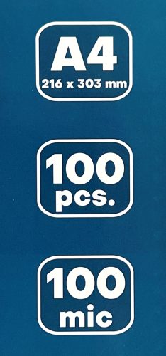 Lamináló fólia Trend A/4 100 mikronos 100 darabos
