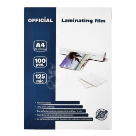 06- Lamináló fólia A/4 125 mikron 100 darabos