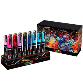 Dekormarker Uni Posca PC-5BR 24 darabos állvány