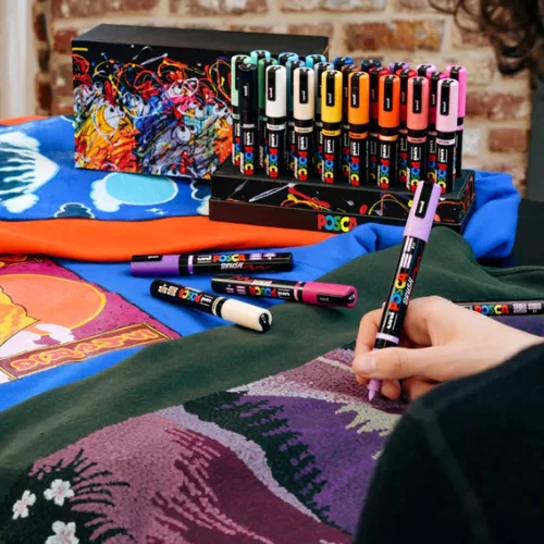 Dekormarker Uni Posca PC-5BR 24 darabos állvány
