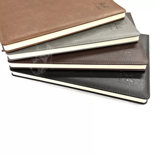 Notesz A/4 műbőr, 4 színben - 100-1