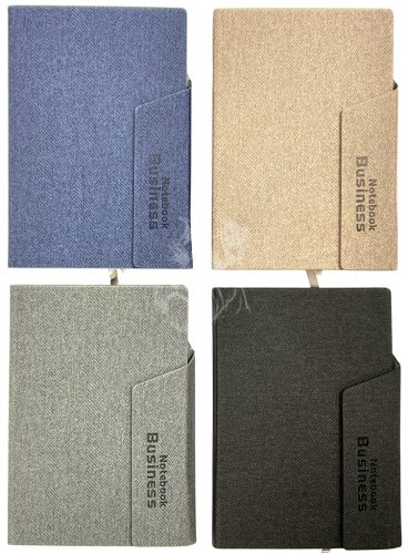 Notesz A5 mágneses, halszálkás - 528-25