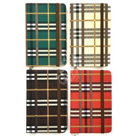 Notesz A6 gumis, kockás - 5802-7