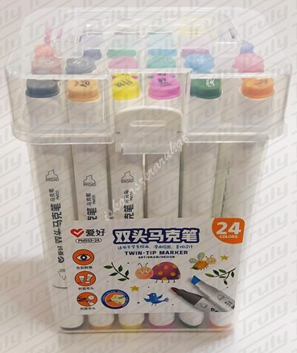 Dekormarker Aihao 24 darabos kétvégű készlet - PM553-24