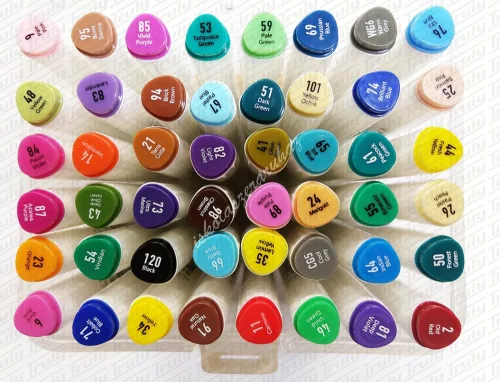 Dekormarker Aihao 48 darabos kétvégű készlet - PM553-48