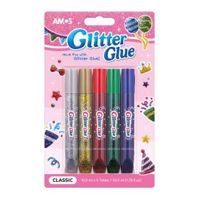 Amos ragasztó konfettis glitter szett 5-ös