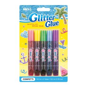 Amos ragasztó glitter szett 5-ös
