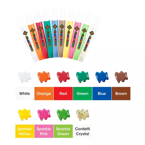 R- Üvegfesték szett Amos 10 x 10,5 ml karácsonyi + 12 sablon 