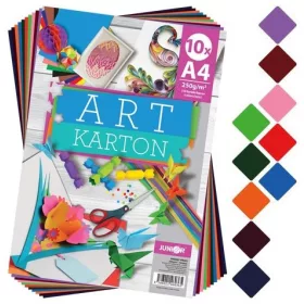 30- Dekorkarton ART A4, 250 gr 10 lapos 