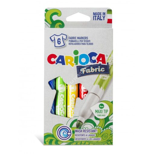 Carioca textilfilc 6 darabos 40956
