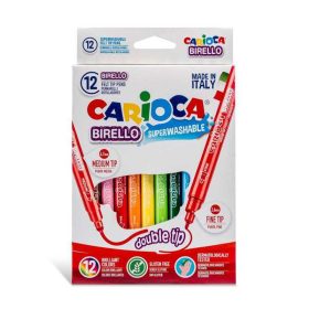 Carioca Birello kétvégű filctoll készlet (12db) - 41457