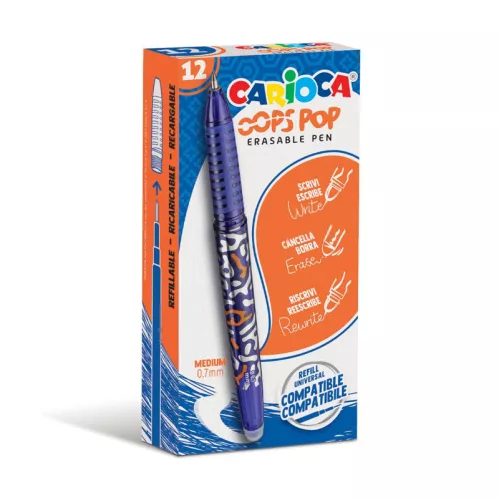 33- Golyóstoll Carioca radírozható Oops Pop - 42044