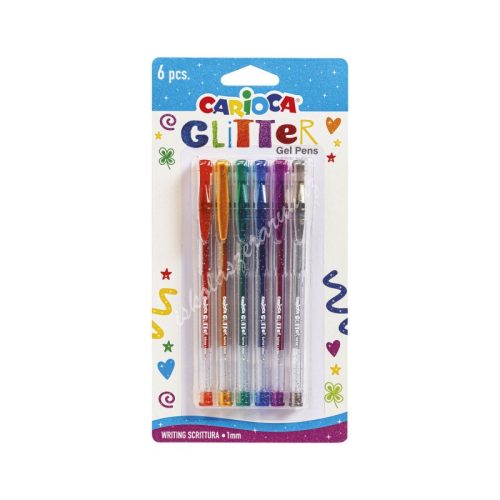 Carioca zselés csillámos golyóstoll 42165