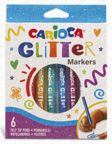 33- Filc Carioca 6 darabos Glitter - 42190