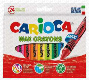33- Zsírkréta Carioca 24 darabos vastag - 42390