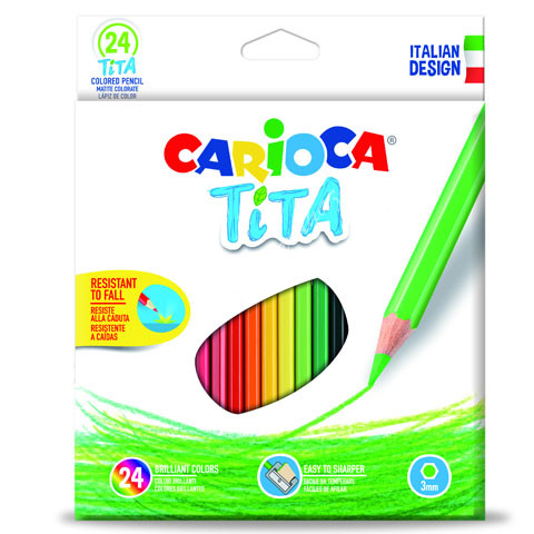 Carioca Tita hatszögletű színes ceruza (24db) - 42794