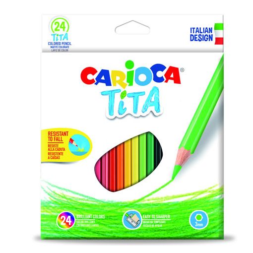 Carioca Tita színes ceruza hatszögletű 24-es 42794