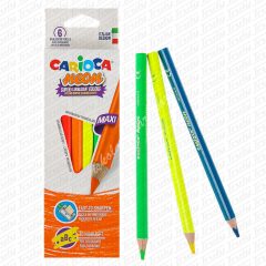 Carioca színes ceruza maxi neon 6-os 42809
