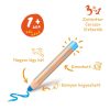 Carioca Baby zsírkréta 10 darabos + hegyező 42818
