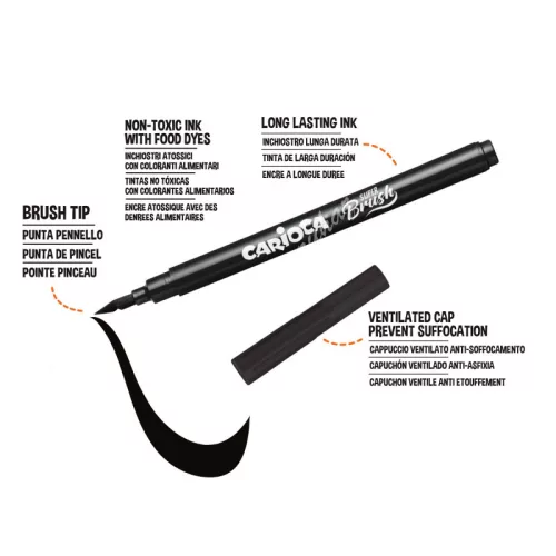 Carioca Super Brush ecsetes filctoll készlet (20db) - 42968