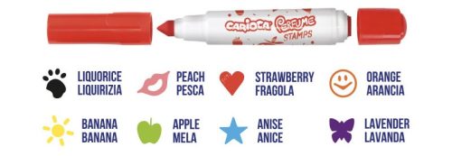 Carioca Maxi nyomdás & illatos filctoll készlet (8db) - 42988