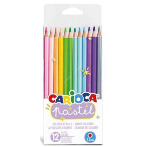 Carioca színes ceruza pasztell 12 darabos 43034