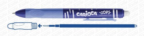 Carioca Clicker radírozható golyóstoll - 43043