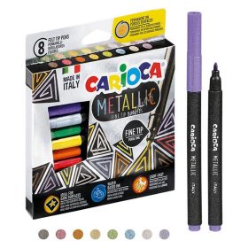 Carioca Metál filctoll készlet (8db) - 43162