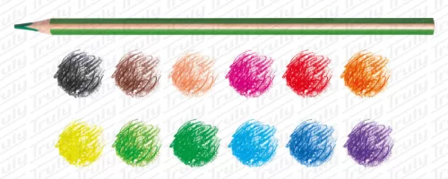 33- Színes ceruza Carioca 12 darabos Supercolor - 43440