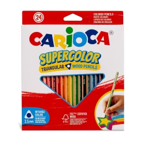 33- Színes ceruza Carioca 24 darabos Supercolor - 43441