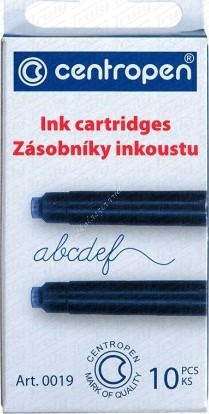 Centropen tintapatron 10 darabos - 0019