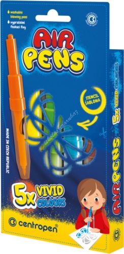 Centropen fújós filc - 5 darabos pillangós - 1500P