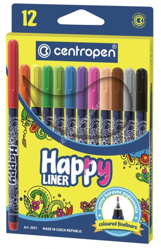Centropen Happy tűfilc készlet (12db) - 2521