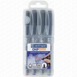 Centropen OHP alkoholos filctoll "S"-es méretben 4 darabos - 2634/4