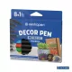 Centropen Dekor Metál filctoll készlet (8db)+1  2737