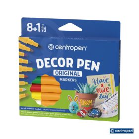 Centropen Dekor filctoll készlet (8db)+1  2738