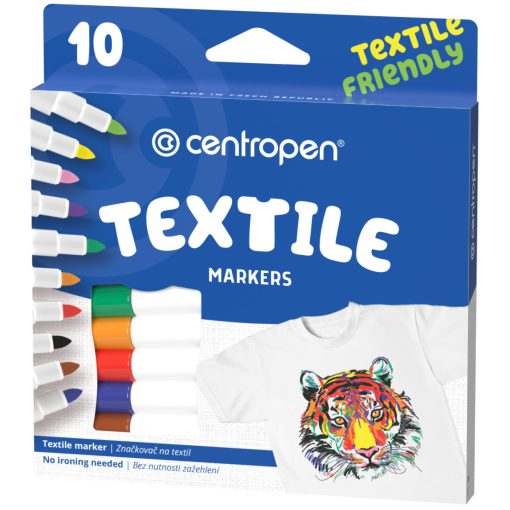 Centropen textil filc 10 darabos készlet 2739