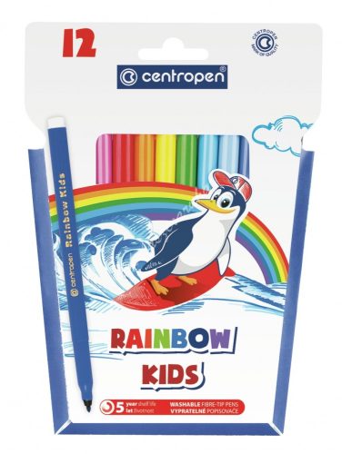 Centropen Rainbow Kids filctoll készlet (12db) - 7550/12