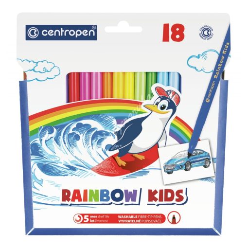 Centropen filc Rainbow Kids 18 darabos 7550/18