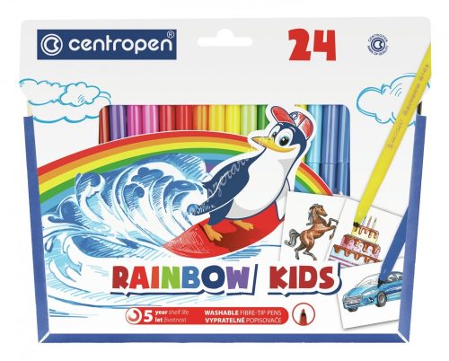 Centropen Rainbow Kids filctoll készlet (24db) - 7550/24
