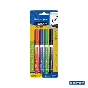 Centropen Flipchart filc marker 4 darabos szett 8550/4