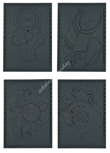 Centropen kifestő lapok anti-stressz black 2 minta 9997