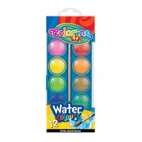 Colorino vízfesték 12 darabos + ecsettel 14014