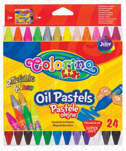 Colorino olajpasztell 24 darabos háromszög 36085