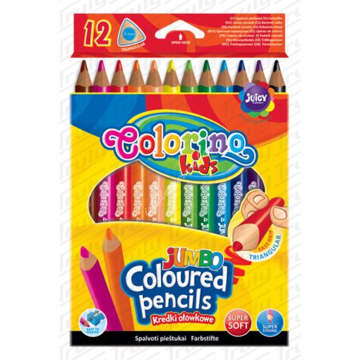 Colorino színes ceruza 12 darabos Jumbo 51859