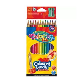   Colorino színes háromszögletű ceruza (12db) + arany-ezüst - 54706